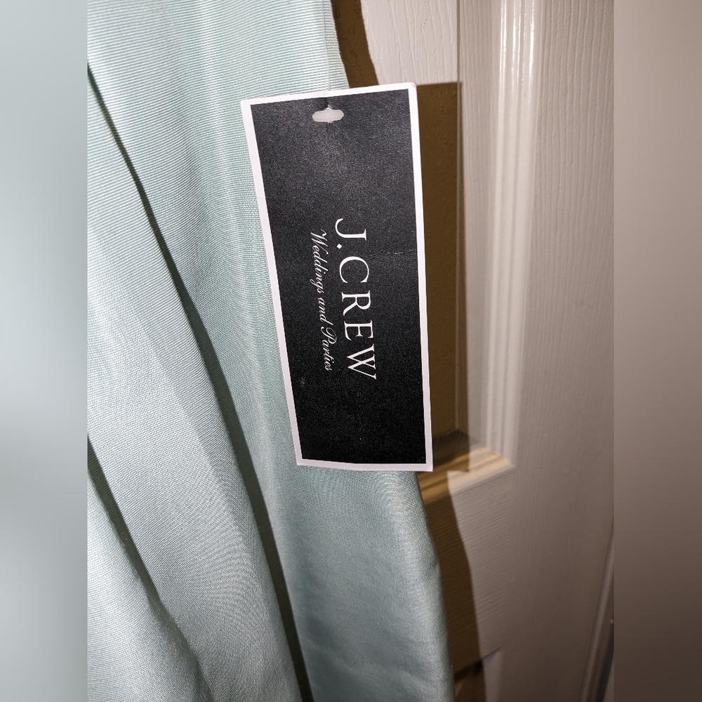 NEW J Crew Sophie Pale Green Dress size 4 Mint Pastel Formal Bridesmaid - Picture 4 of 7